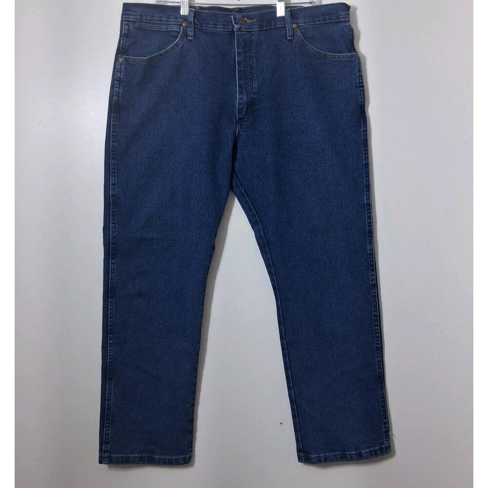 Wrangler Jeans Men's Size 38x30 Blue Western Cowboy Denim